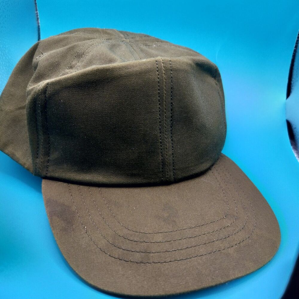 Vintage ACE MFG. CO. INC. Military Style Olive Drab Cotton Twill Fatigue Cap